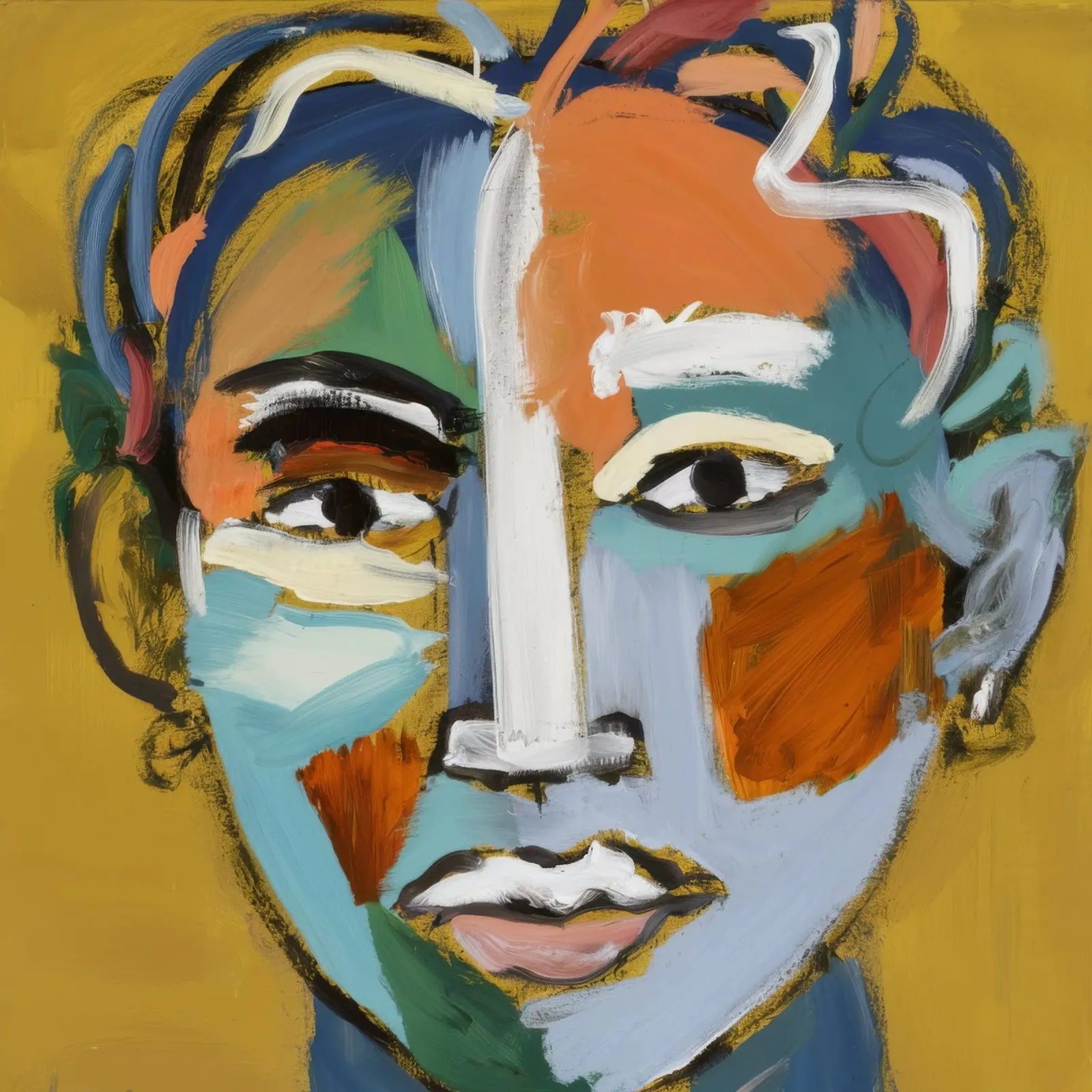 Vibrant Abstract Expression canvas by Lunar Templar