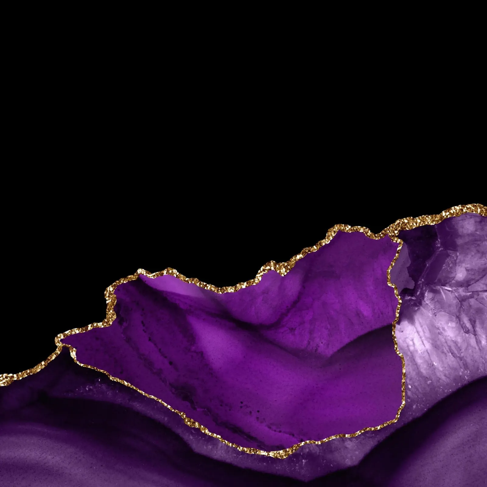Agata viola e oro Texture 06 pellicola backlit da Gemstone Textures