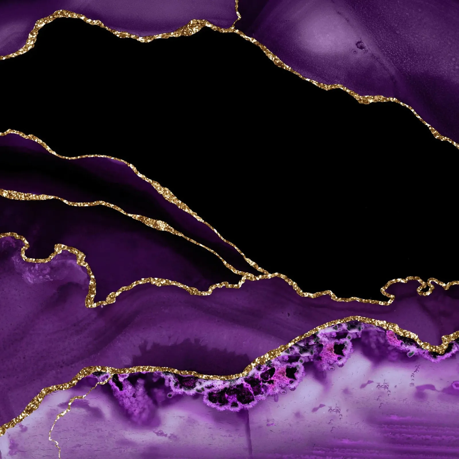 Agata viola e oro Texture 14 pellicola backlit da Gemstone Textures