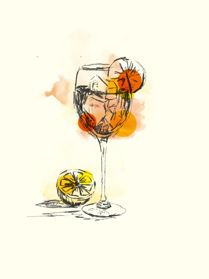 Aperitivo Vibes pellicola backlit da Indigo Rain