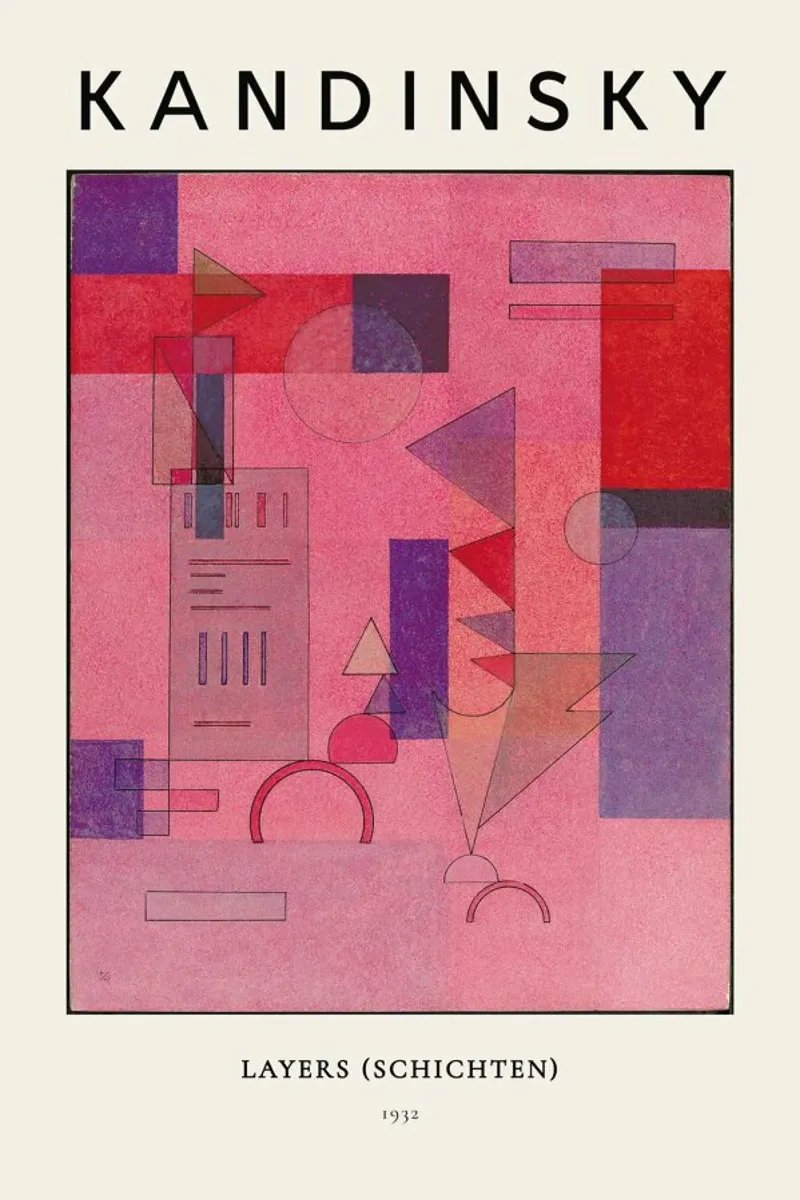 Kandinsky - Layers (Schichten) pellicola backlit da ARTOTHEK