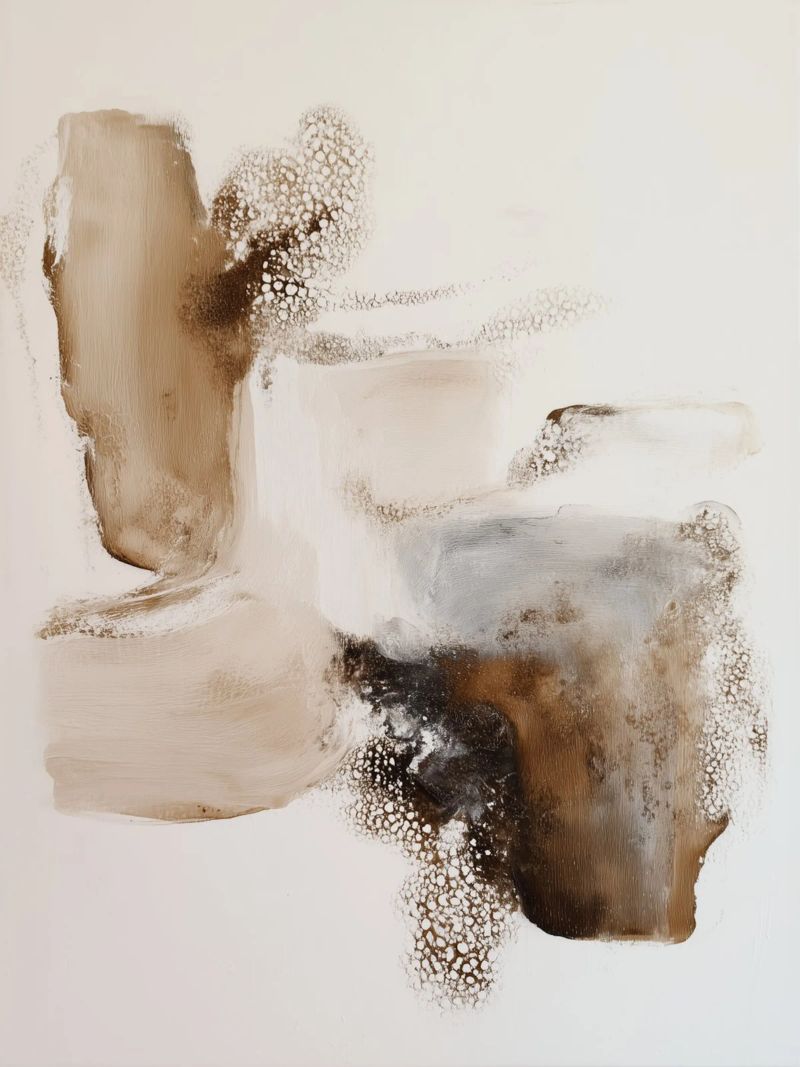 Abstract natuurontwerp canvas van Carinaprint