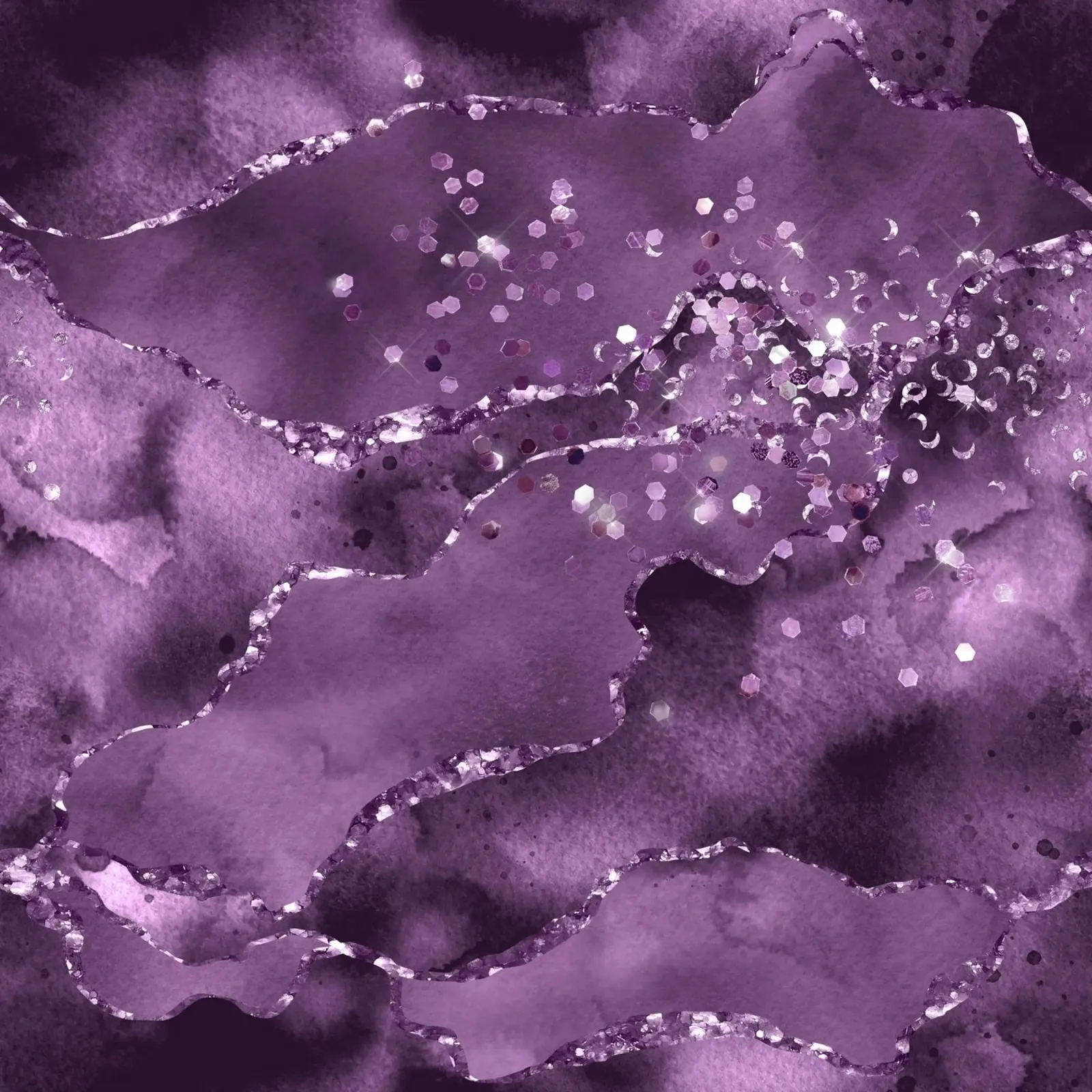 Purple Starry Agate Texture 03 canvas by Gemstone Textures