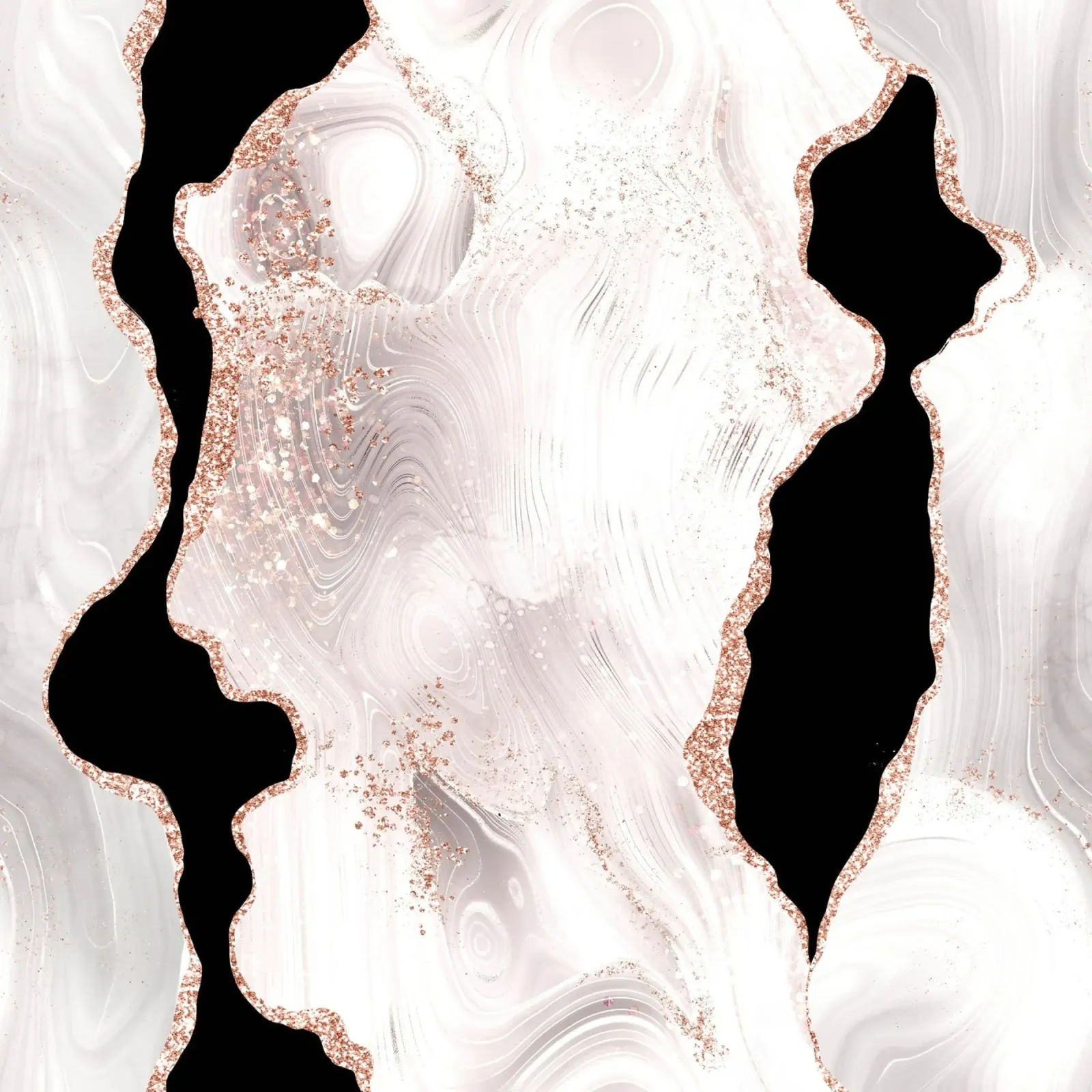 Agata glitterata bianca e oro rosa Texture 01 pellicola backlit da Gemstone Textures