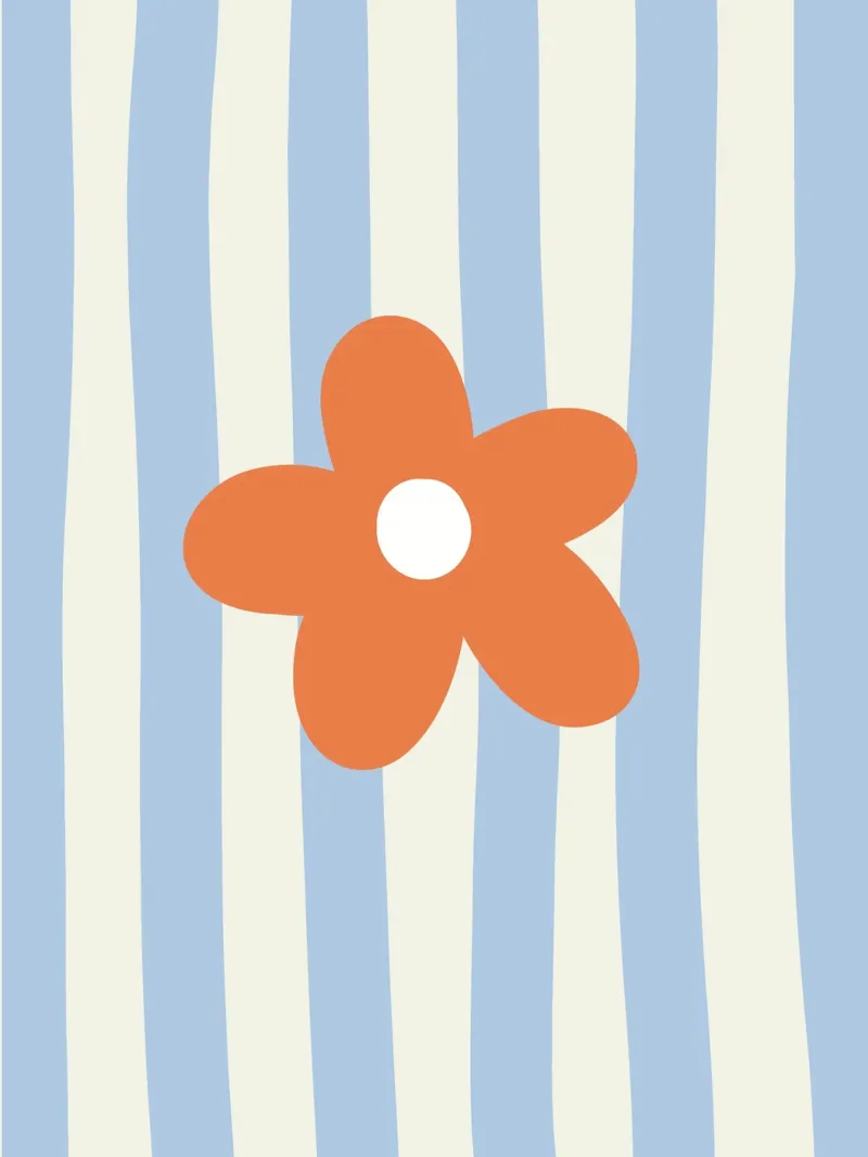 Flower Power poster da we line studio - art
