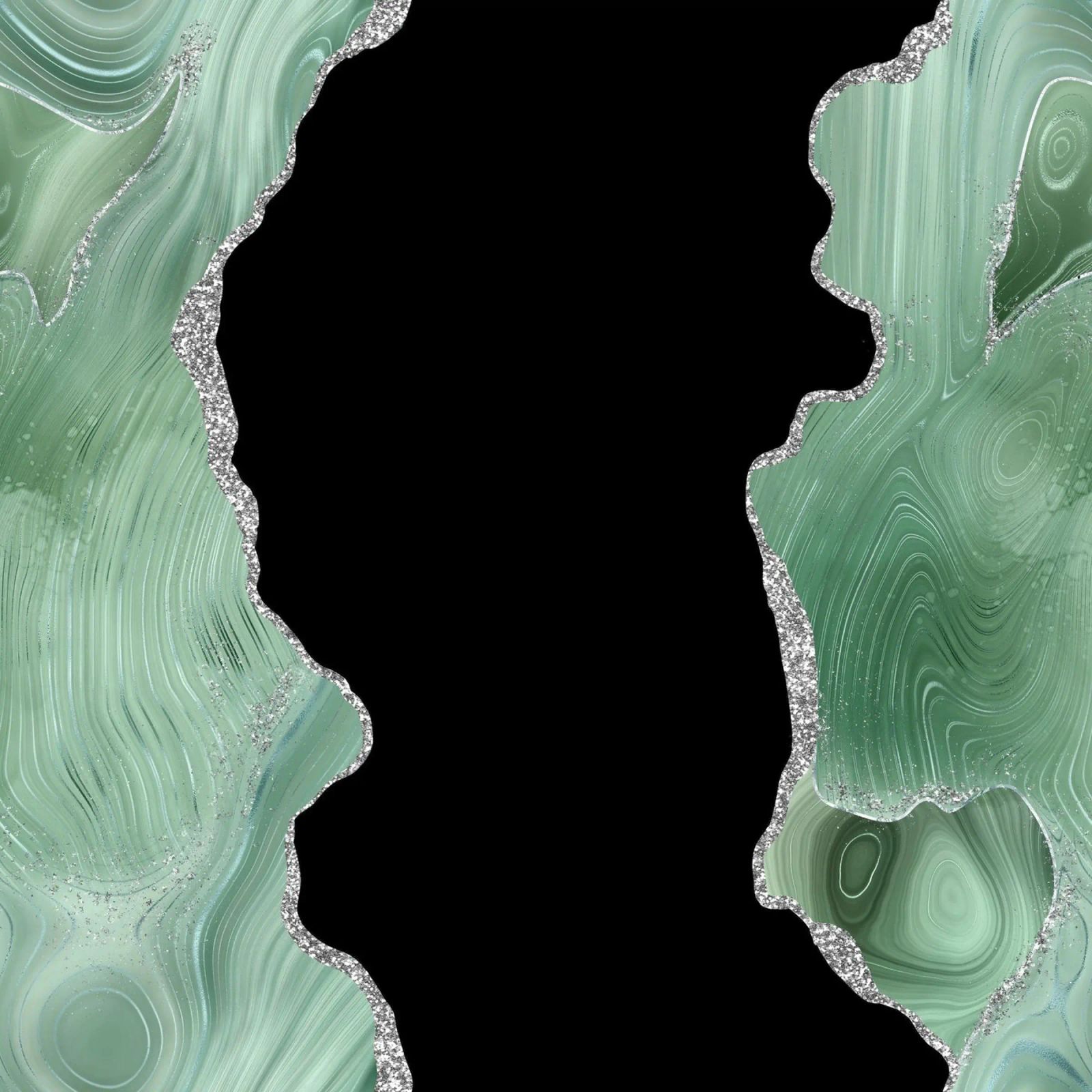 Agata salvia e argento Texture 02 poster da Gemstone Textures