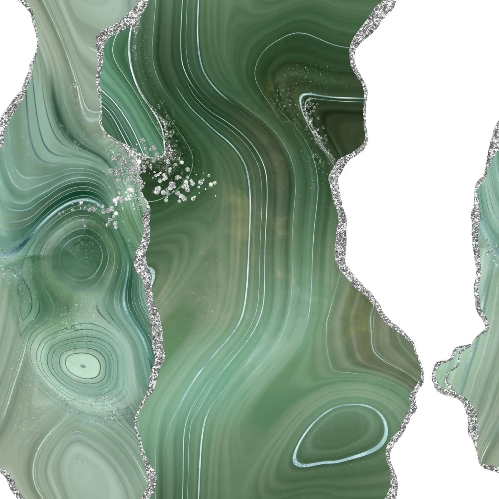Salvia y ágata plateada Textura 08 hahnemühle de Gemstone Textures