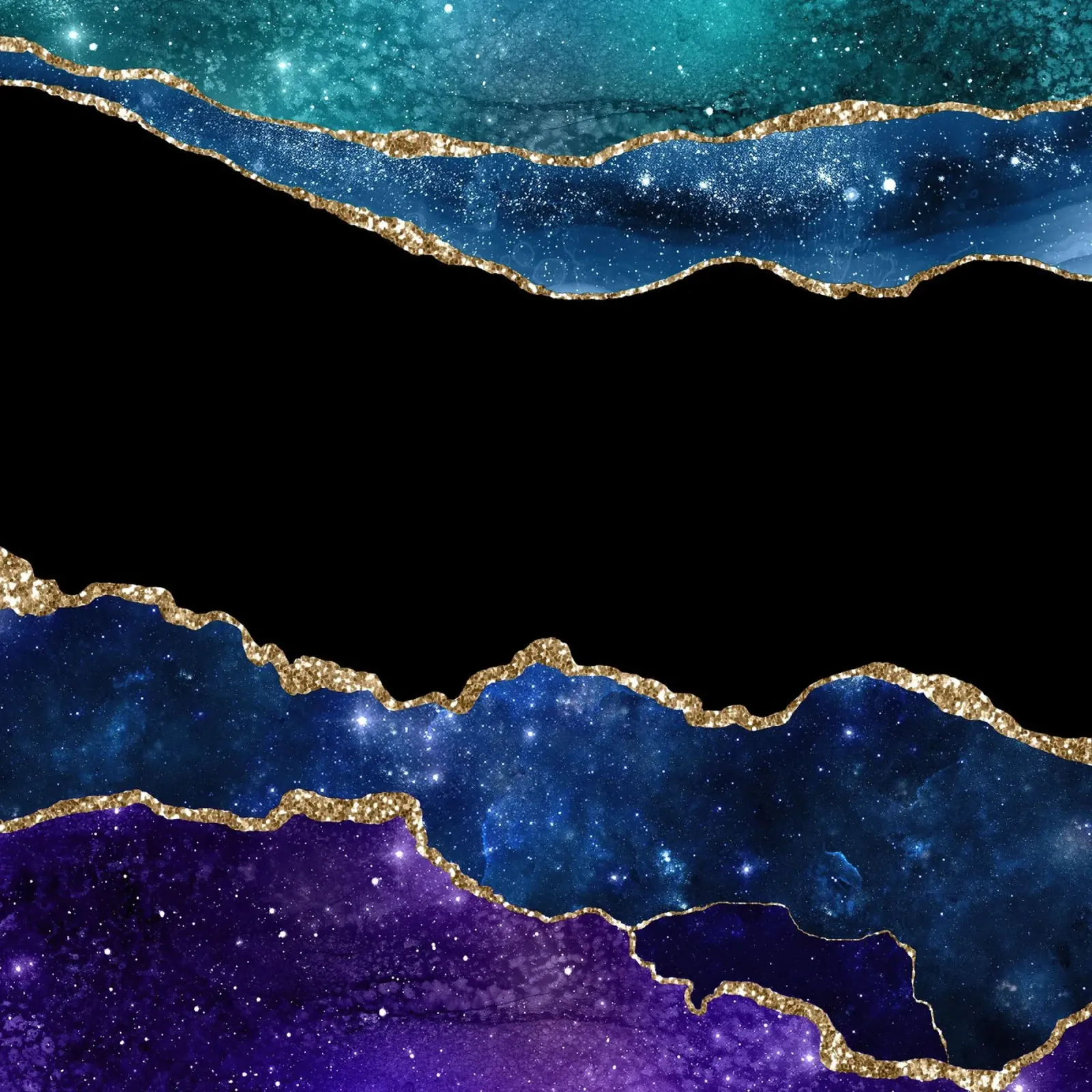 Starry Agate Texture 03 canvas with Floater frame by Gemstone Textures