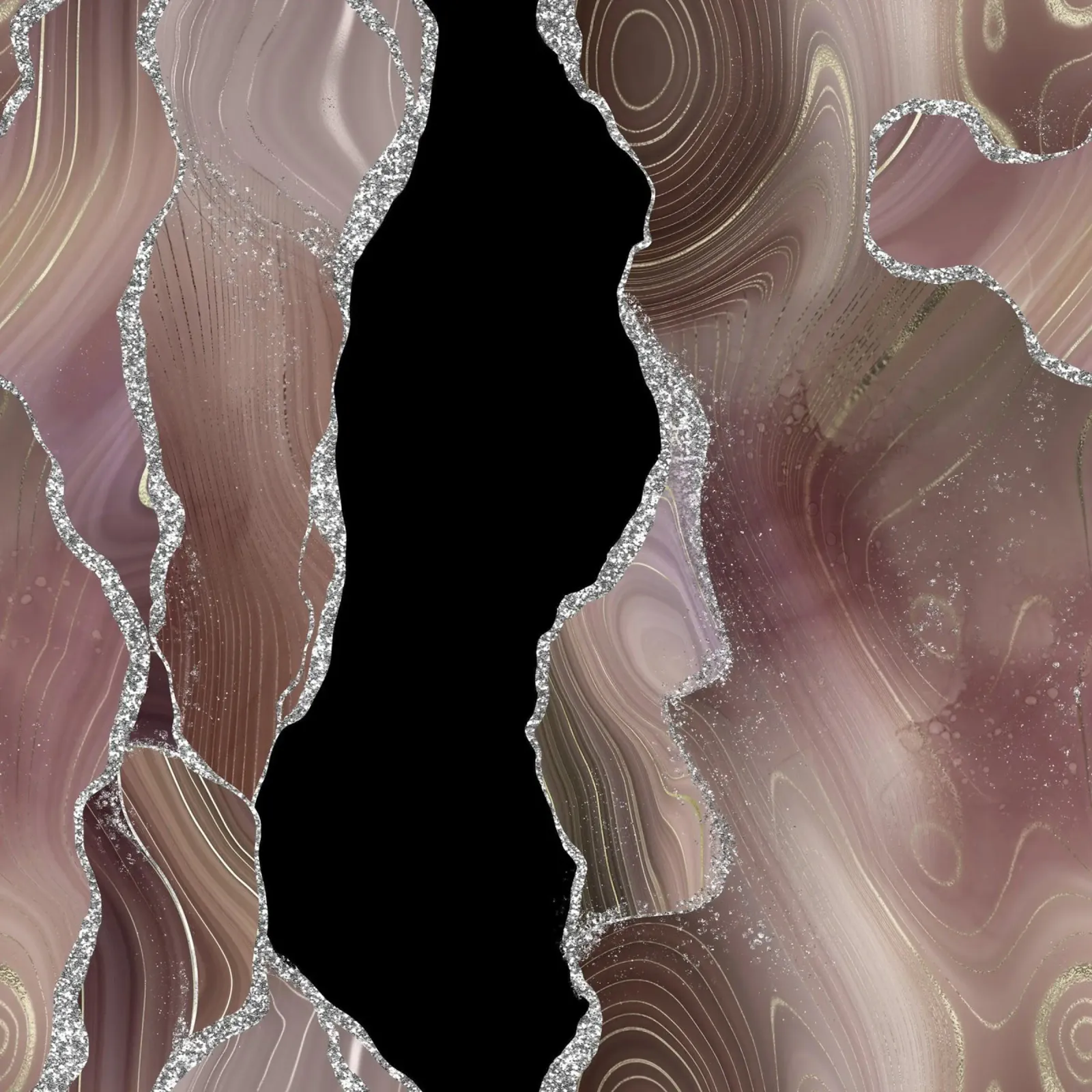 Gris topo y plata purpurina Ágata Textura 01 lámina retroiluminada de Gemstone Textures