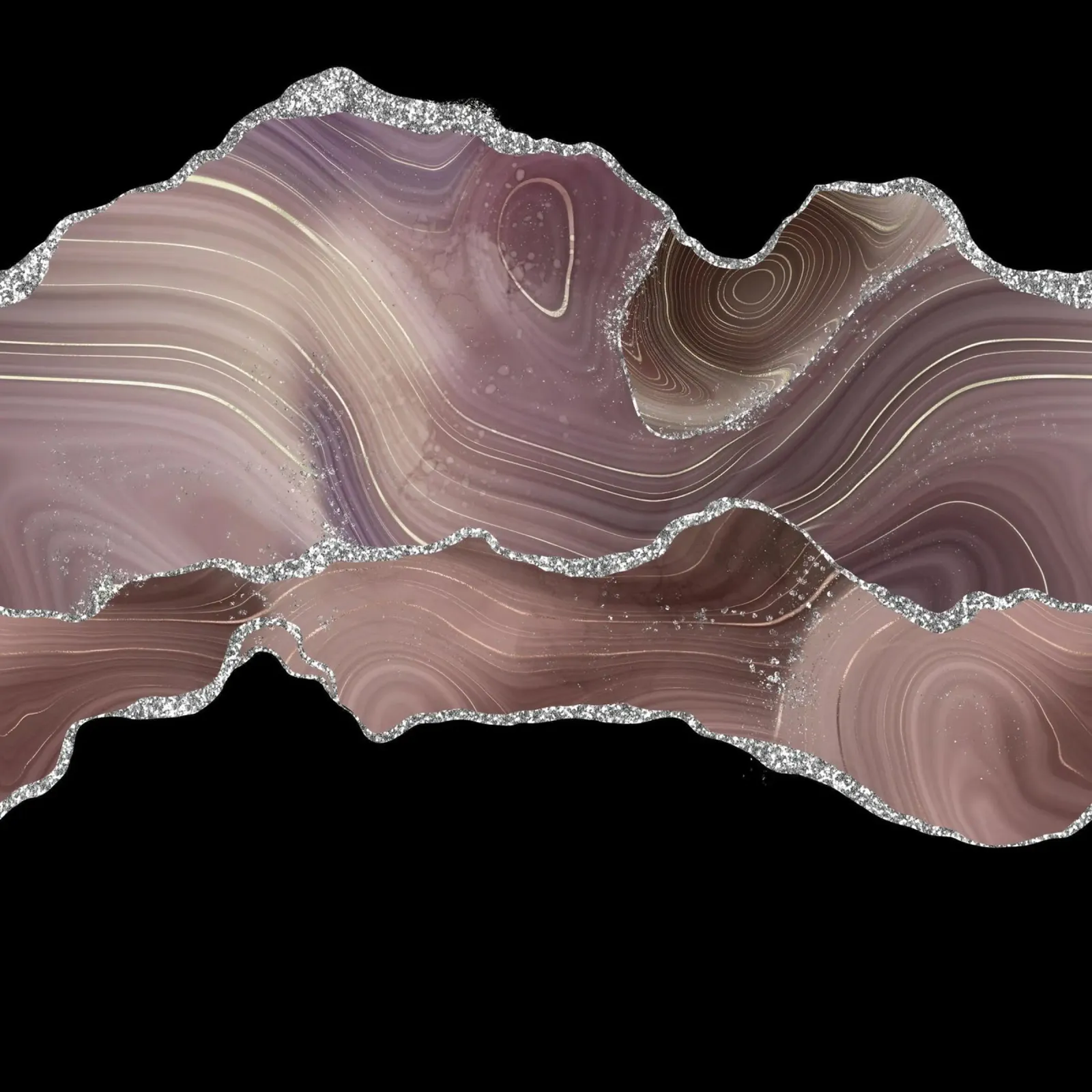 Agata glitterata taupe e argento Texture 04 carta hahnemühle da Gemstone Textures