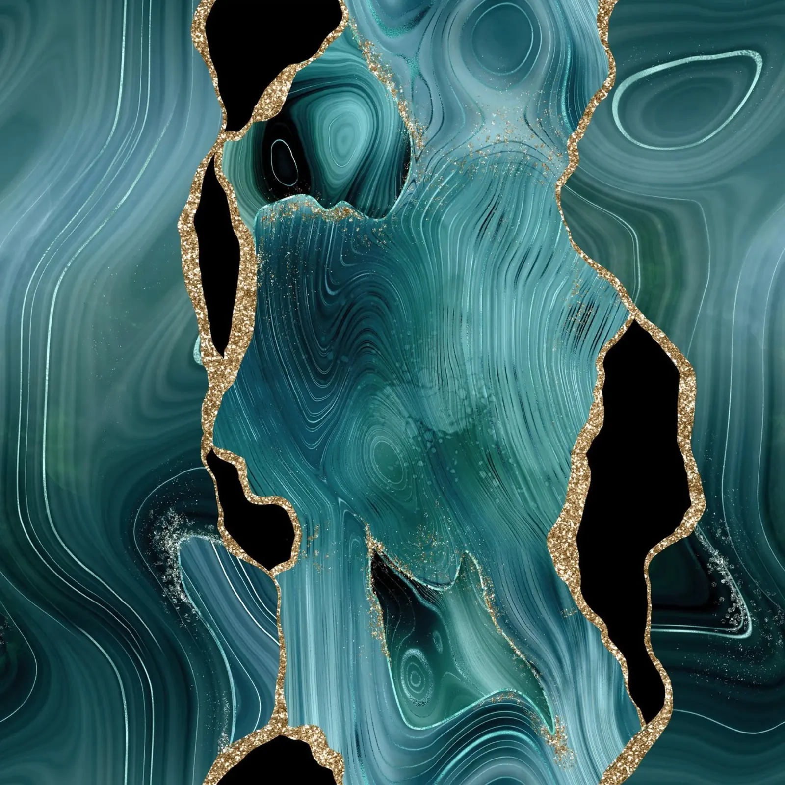 Texture Agata glitterata oro e verde acqua 04 pellicola backlit da Gemstone Textures