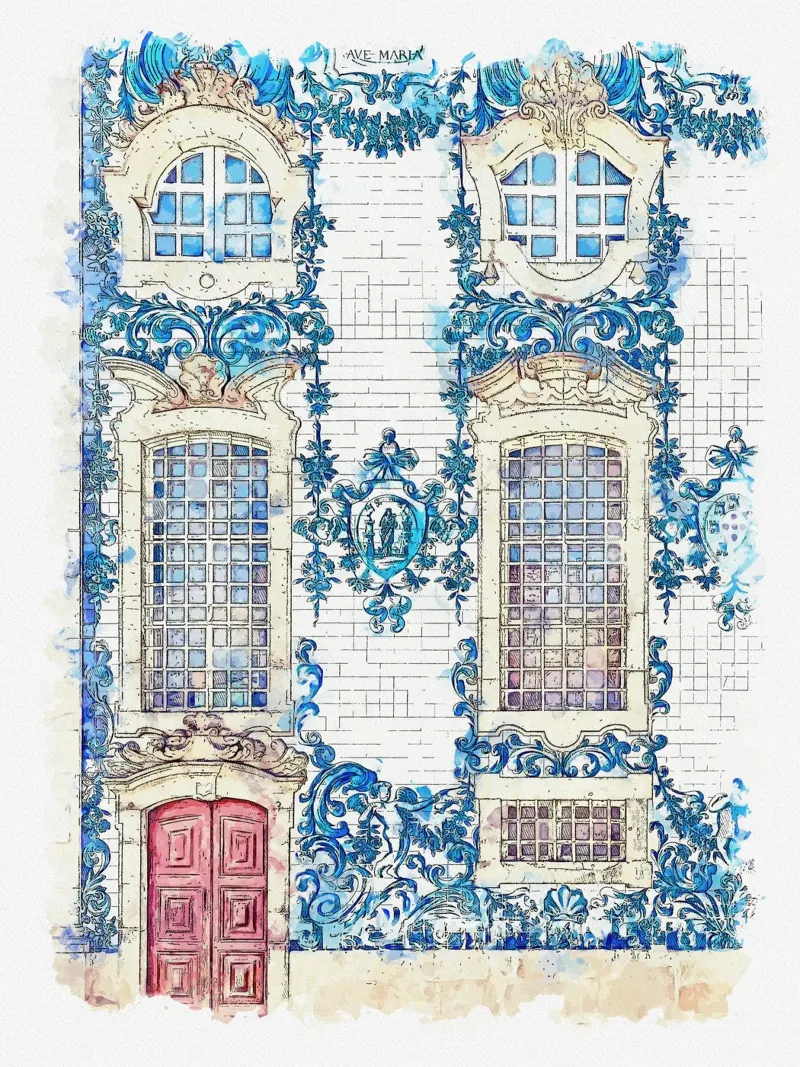 Porto Portugal Architecture carta hahnemühle da apoloprints