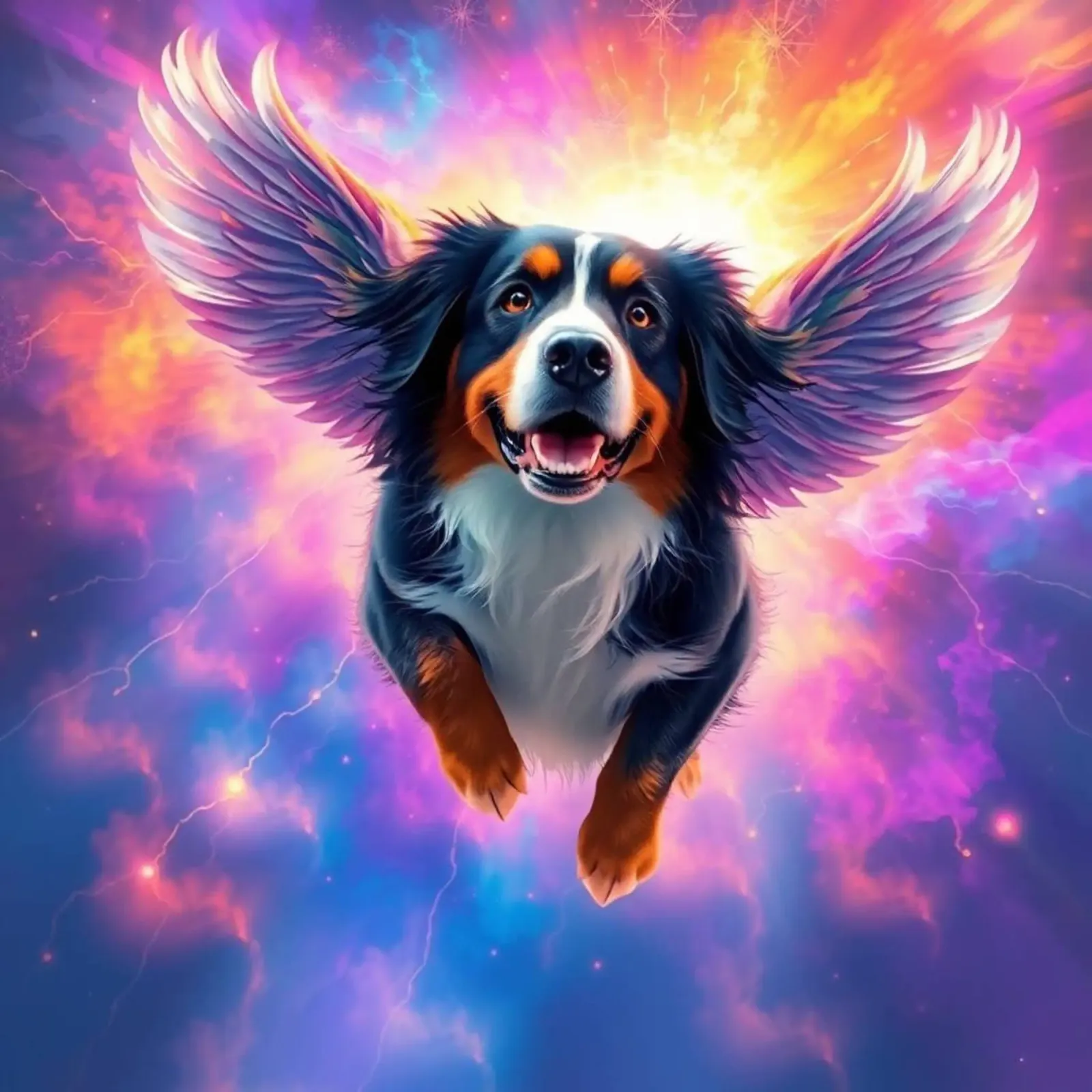 Un angelo del cielo #29 poster con telaio in legno da Yumis.Beargang.and.Me