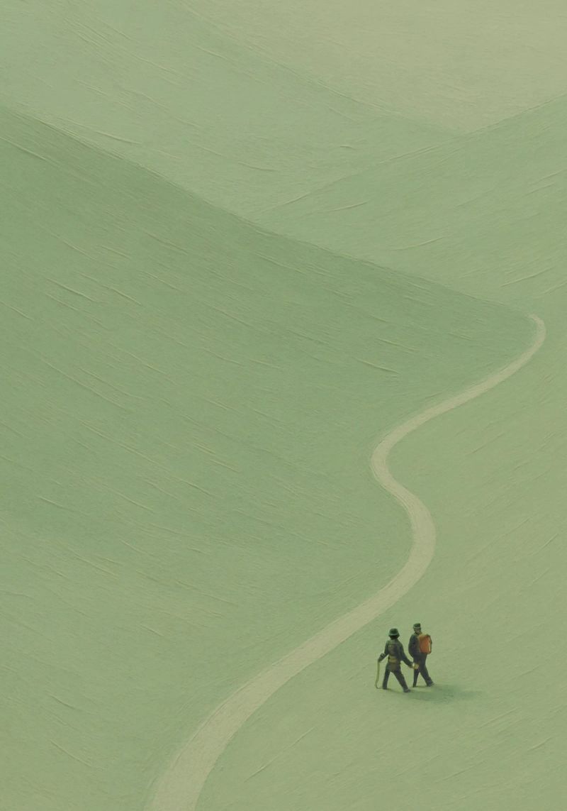 Path Through the Dunes Leinwand von Mosaic Dialogue