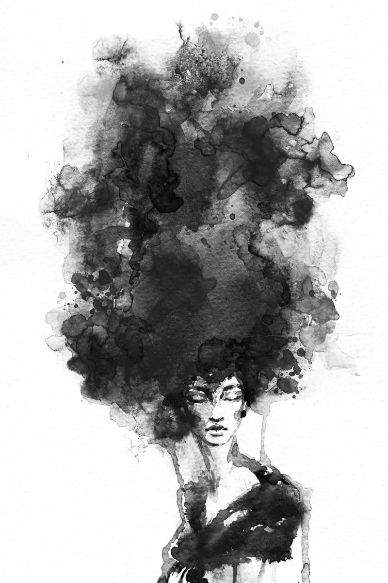 Head in the Clouds hahnemühle by Graphite