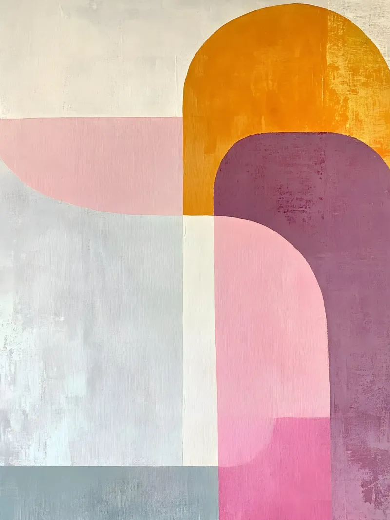 Pastel Abstract plexiglass da Gypsy Galleria