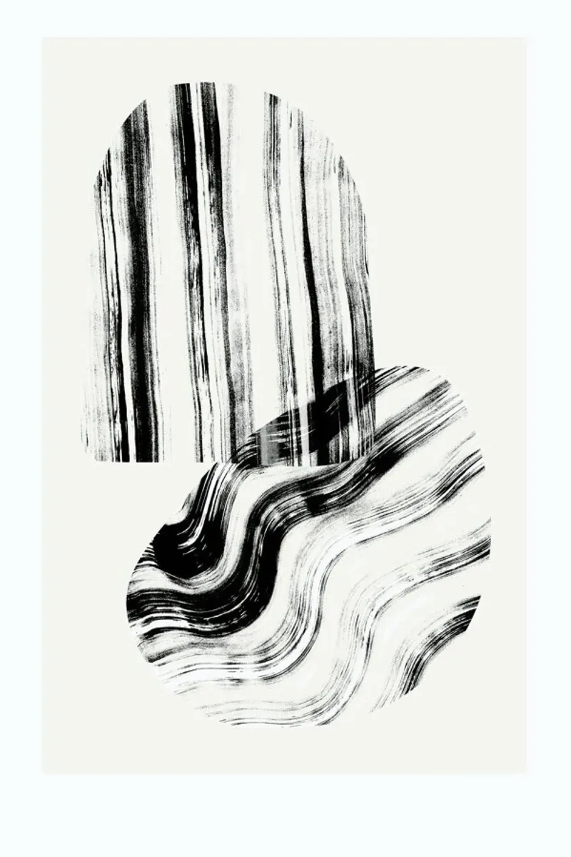 Negative Brush Strokes poster da Graphite