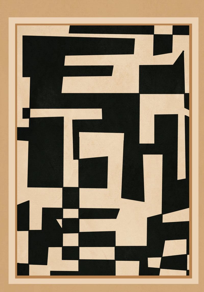 Abstract Edged Form metacrilato de cityart