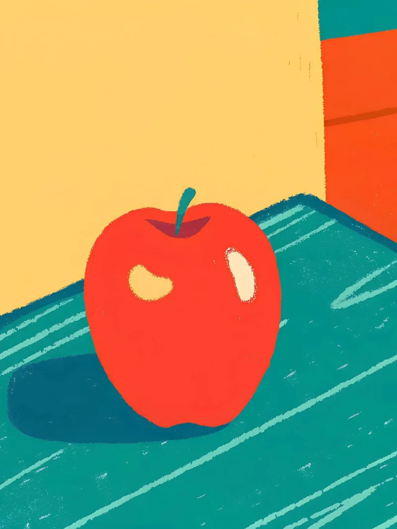 Roter Apfel Obst Hahnemühle von PERSONAL TOUCH
