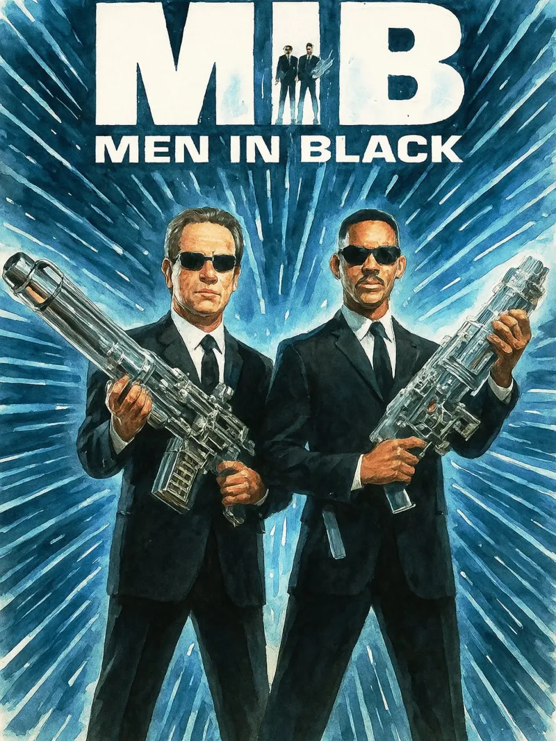 men in black repainting imagination reproduction hahnemühle by SIQAYA