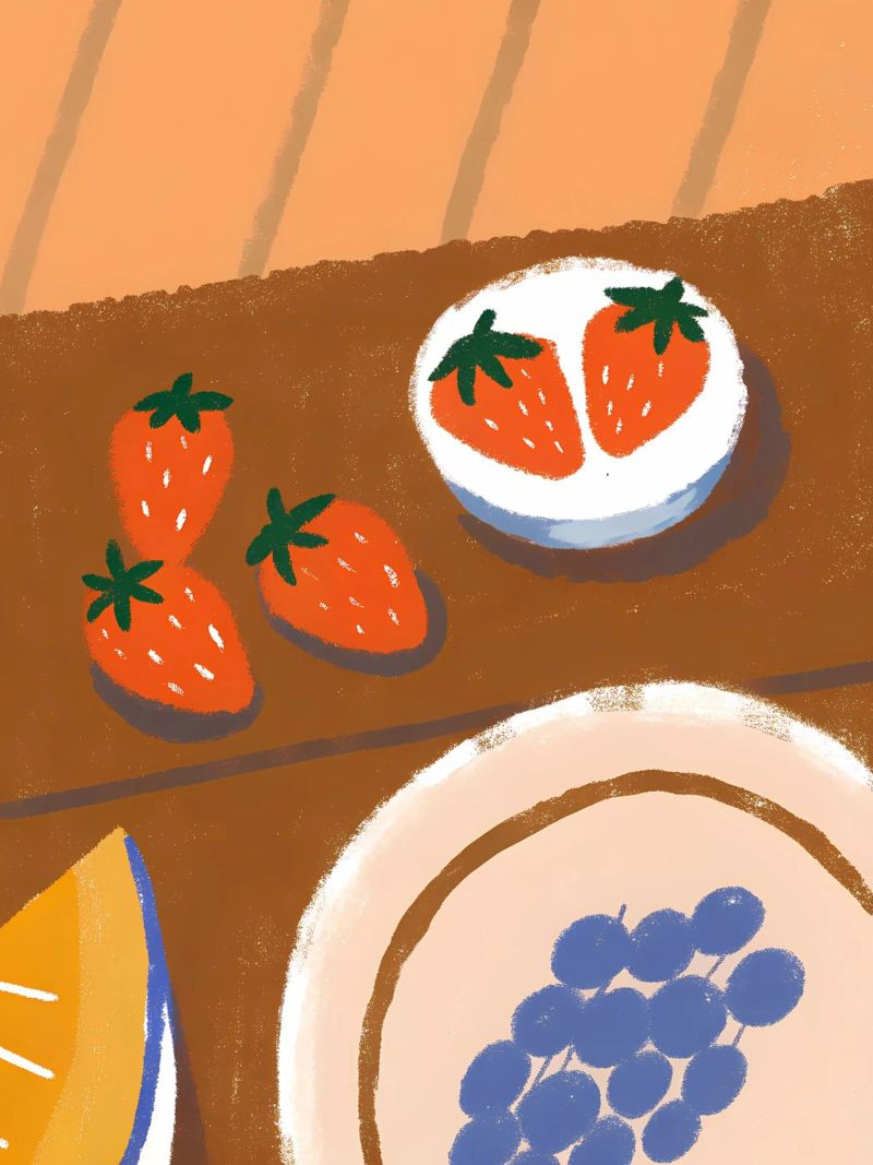 Frutta alla fragola poster da PERSONAL TOUCH