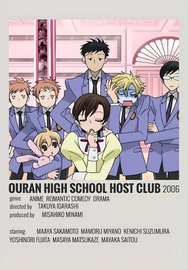 OURAN HIGH SCHOOL HOST CLUB 2006 pellicola backlit da Totoya