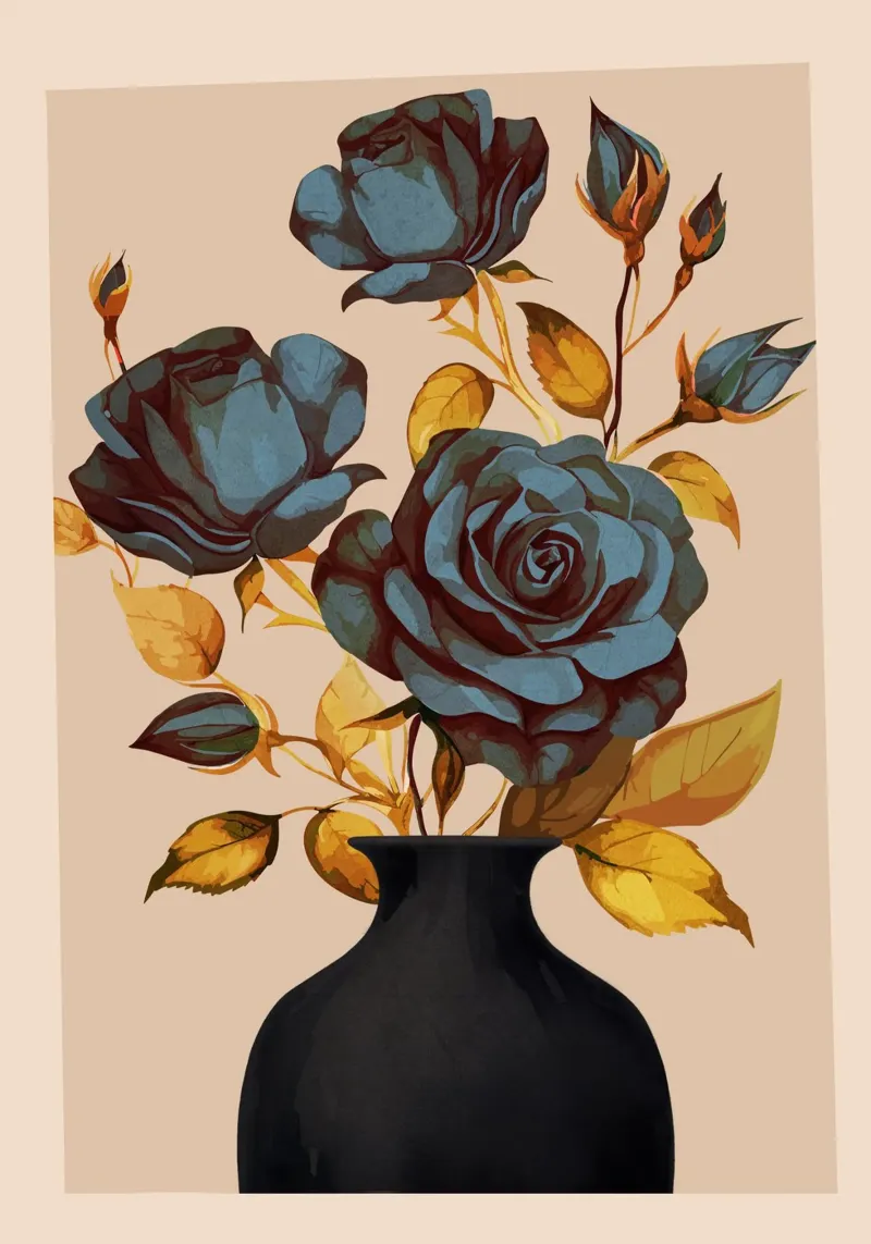 Flowers In Vase pellicola backlit da Flow Line