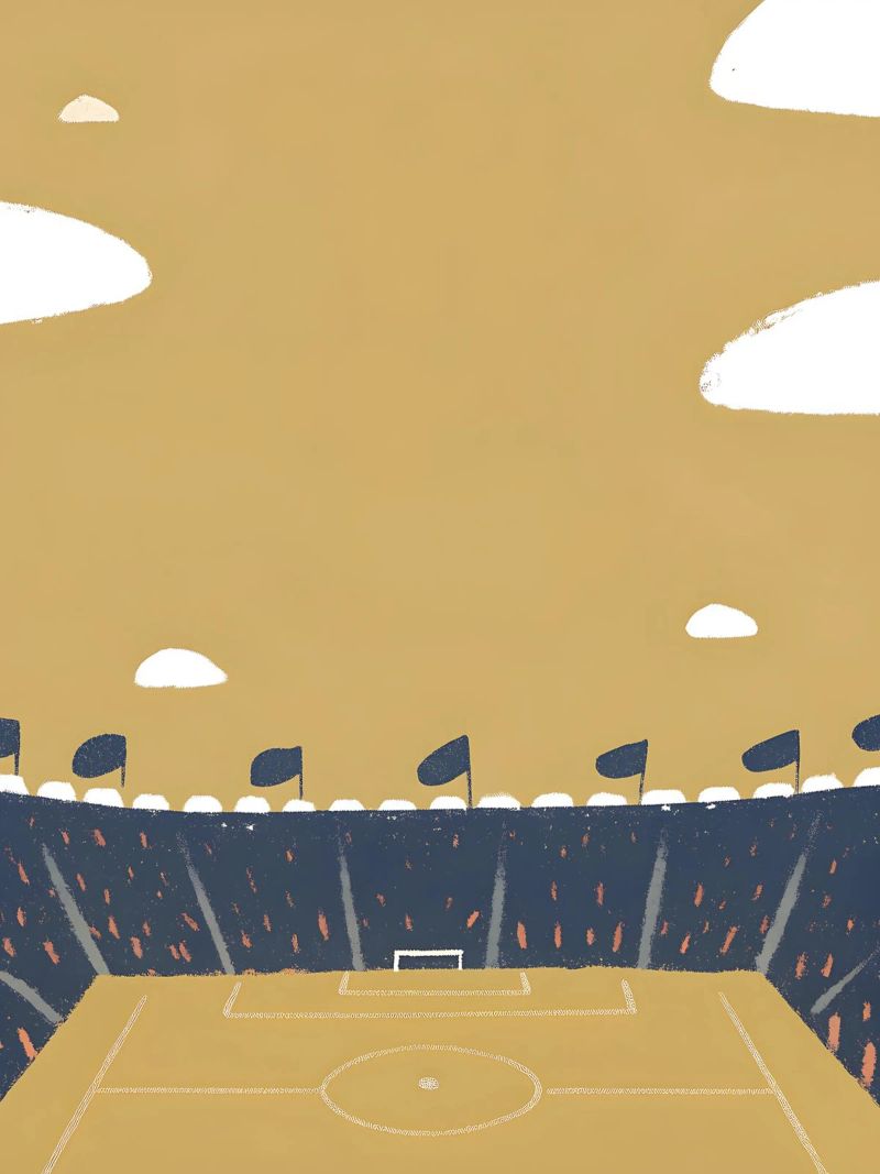 Stade de football poster de PERSONAL TOUCH