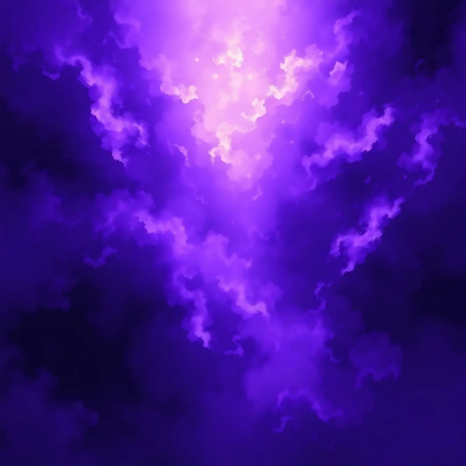 Nuvole viola vibranti illuminate da una luce intensa pellicola backlit da DesignDoodle