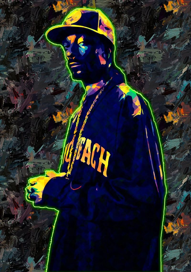 Snoop Neon Dogg Poster von neonartroom