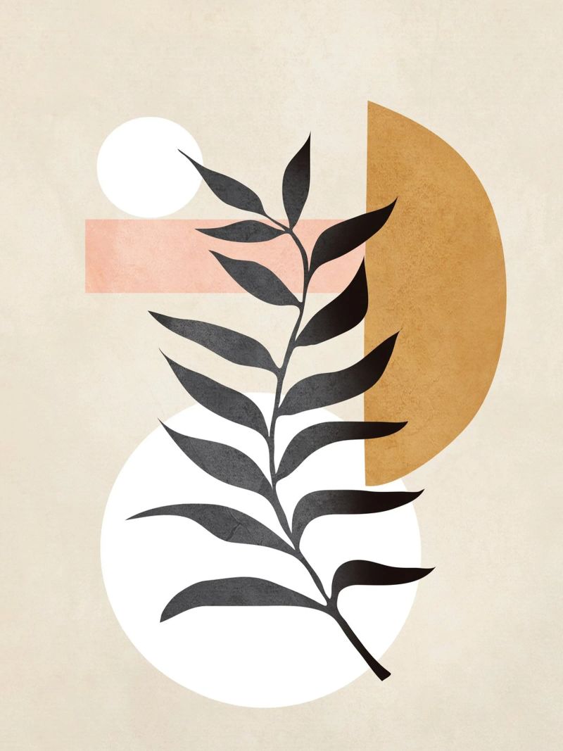 Minimal Abstract Shapes 16 pellicola backlit da Nadjaa