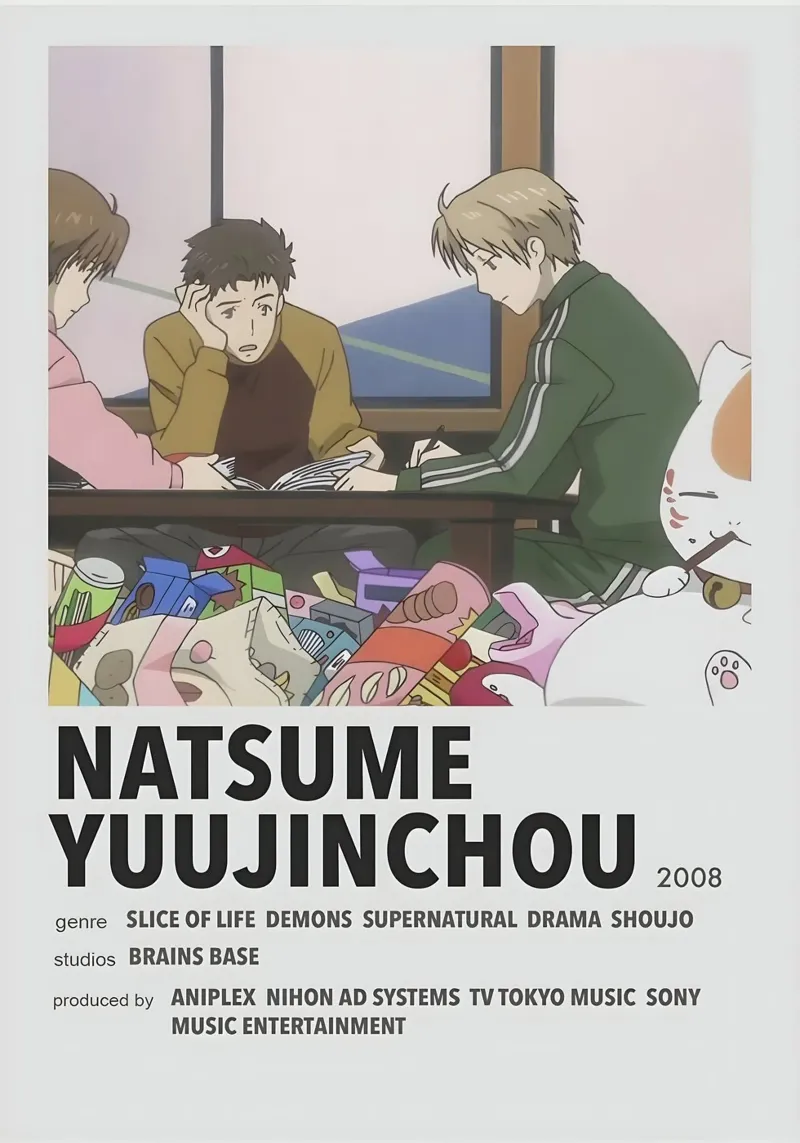NATSUME YUUJINCHOU  2008 poster da Totoya