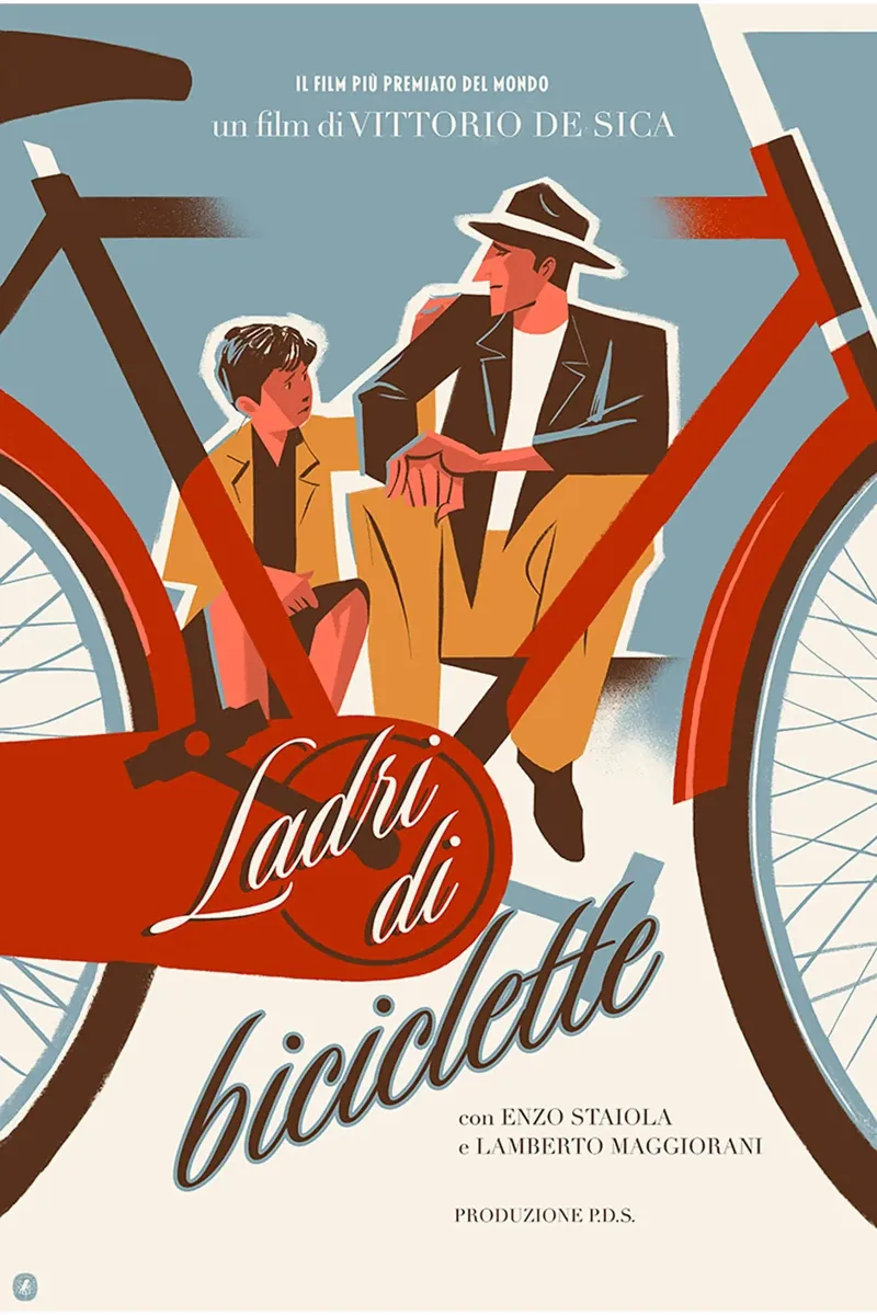 Bicycle Thieves – A Neorealist Masterpiece poster da Attaboy Dsgn