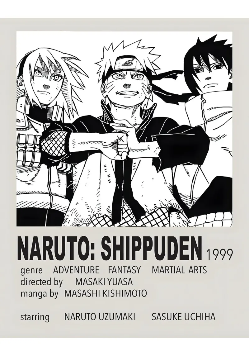 NARUTO SHIPPUDEN  1999 pellicola backlit da Totoya