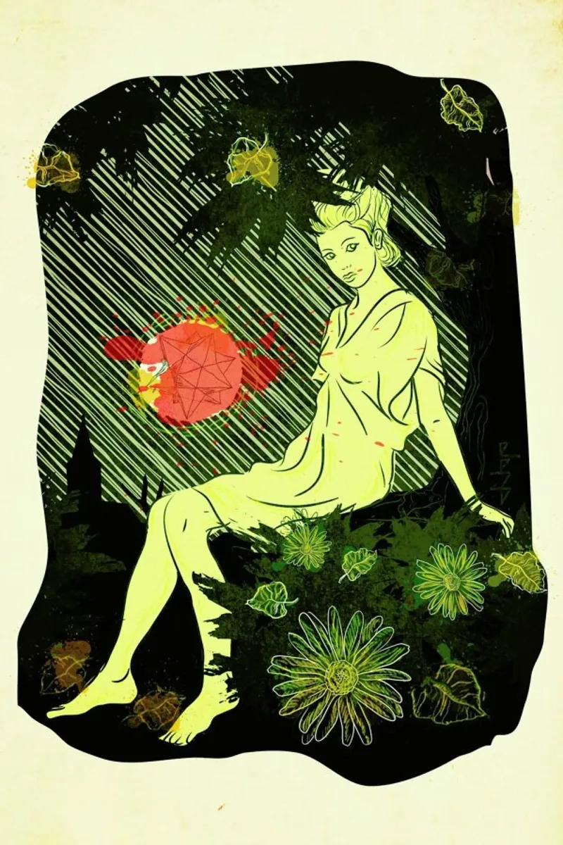 Divina Melancholia alu-dibond by Chobopop