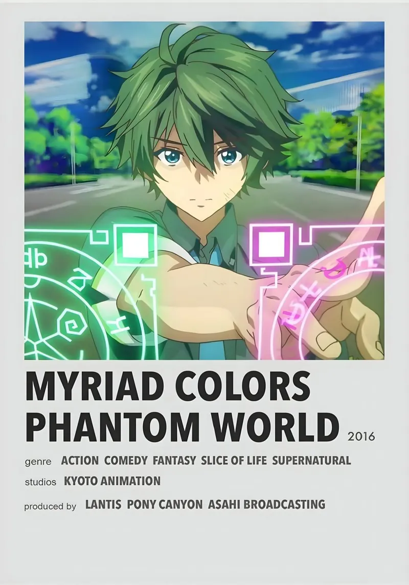 MYRIAD COLORS PHANTOM WORLD  2016 poster da Totoya