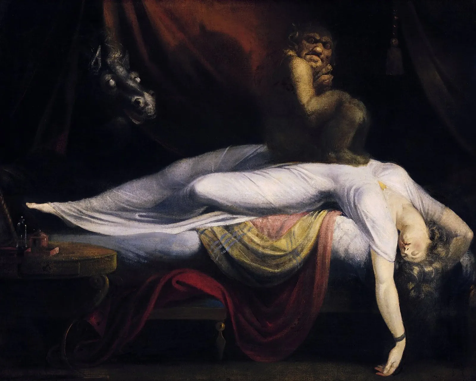 John Henry Fuseli - L'incubo (1781) pellicola backlit da Wirla