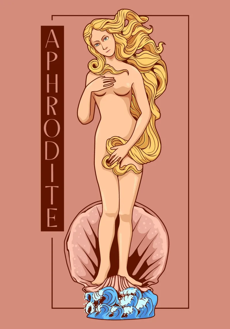 APHRODITE - La bellezza sul guscio pellicola backlit da pixelbull - medieval art and more