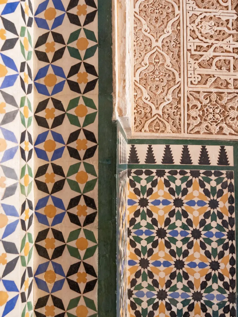 Piastrelle storiche - Alhambra Granada Spagna pellicola backlit da Dagmar Pels