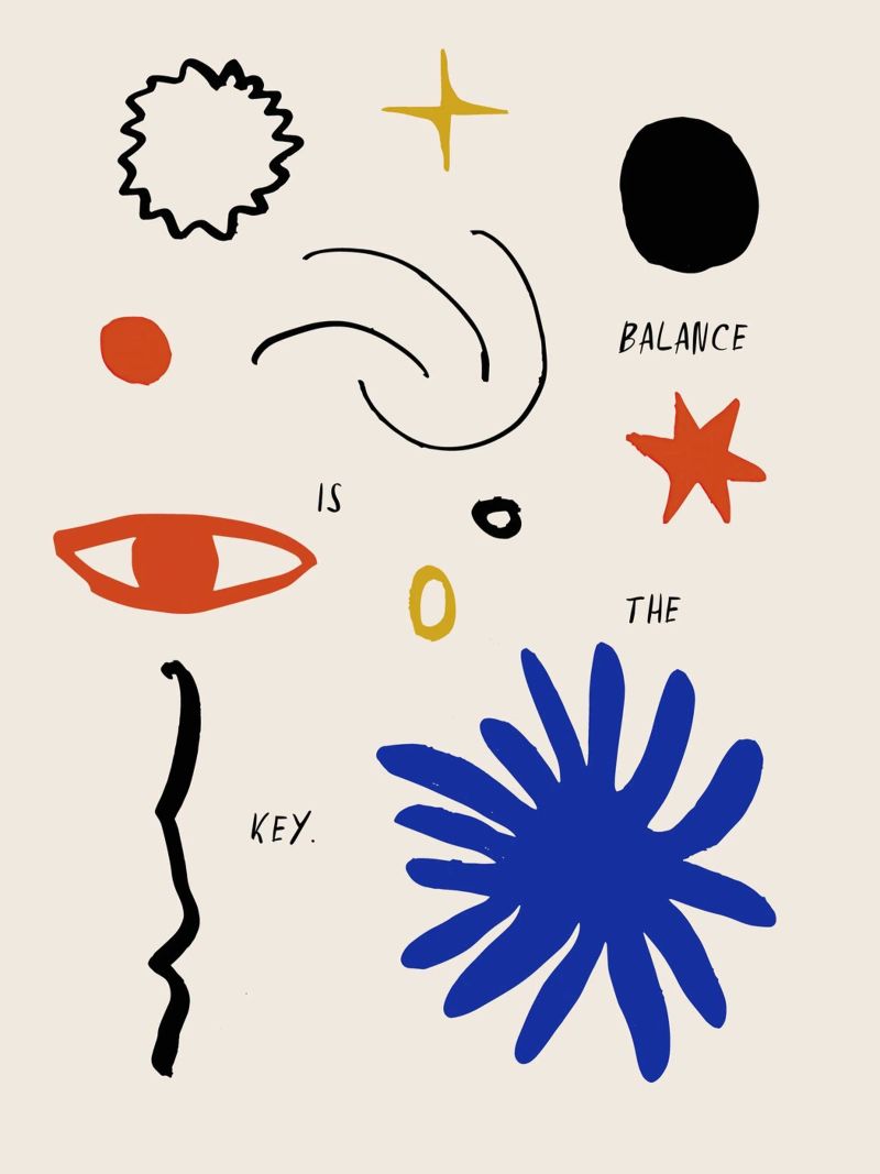 Kind Notes (Balance) poster da treechild