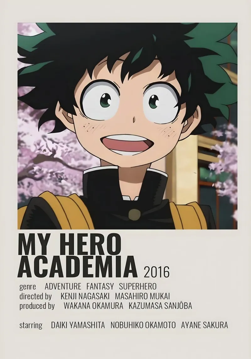 MY HERO ACADEMIA  2016 pellicola backlit da Totoya