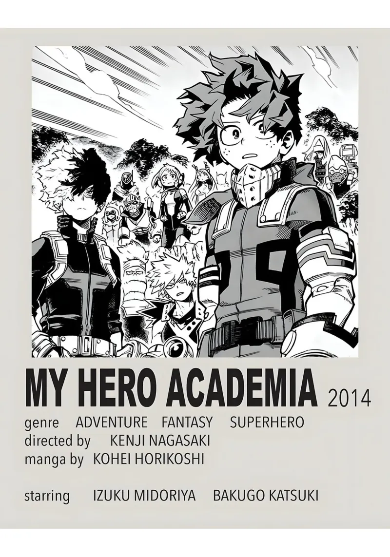 MY HERO ACADEMIA 2014 pellicola backlit da Totoya