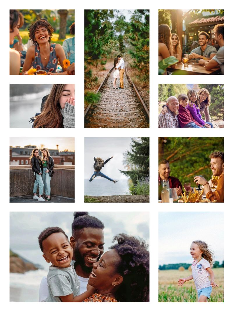 Fotocollage • 10 Bilder Poster von Bildschön | Fotocollagen