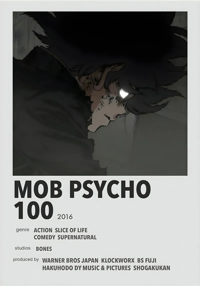 MOB PSYCHO  100  2016 pellicola backlit da Totoya