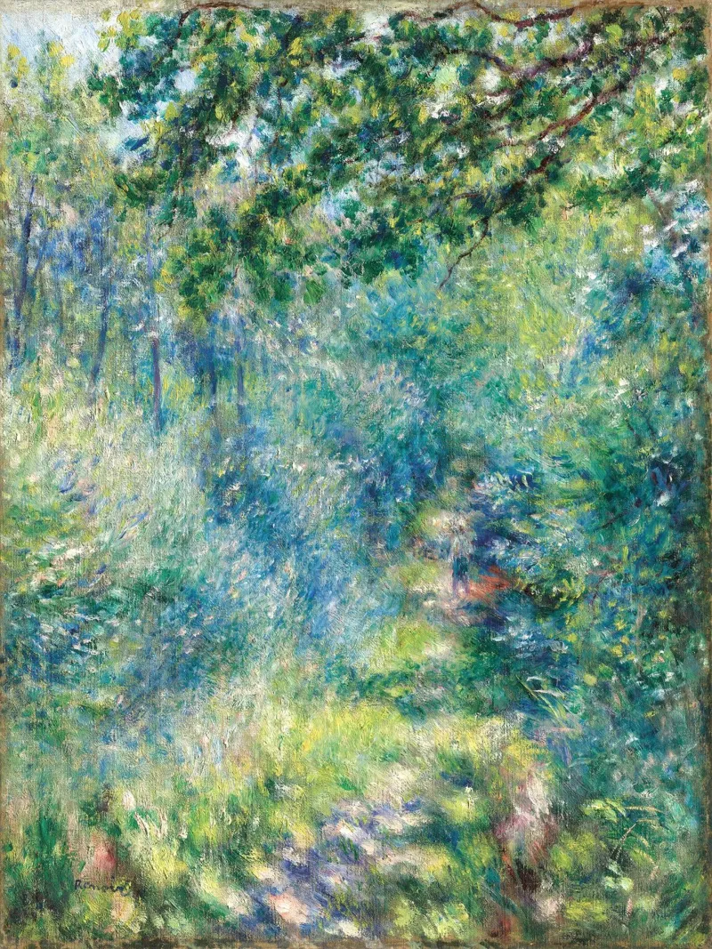 Renoir - Path in the Forest carta hahnemühle da apoloprints