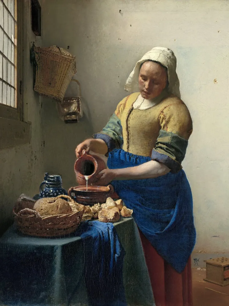 The Milkmaid - Johannes Vermeer carta hahnemühle da apoloprints