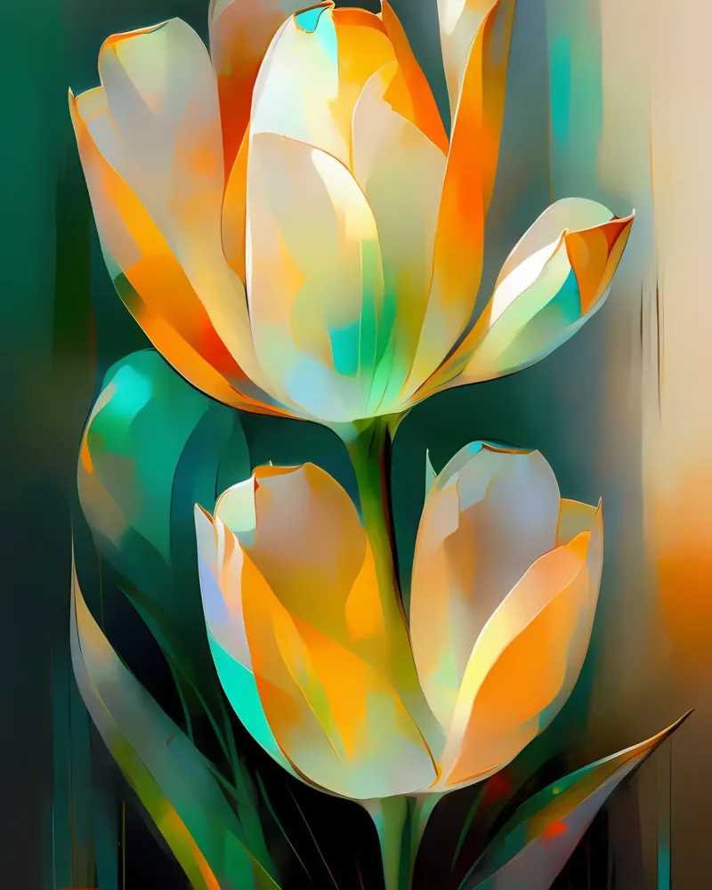 Glasblumen pellicola backlit da kosinsart.gallery
