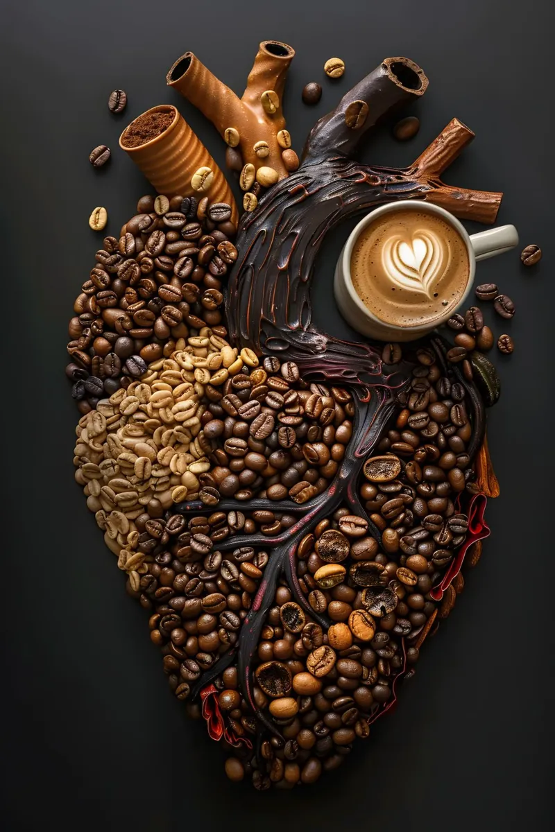 Il cuore del caffè pellicola backlit da M-Ulrich-Digital Art