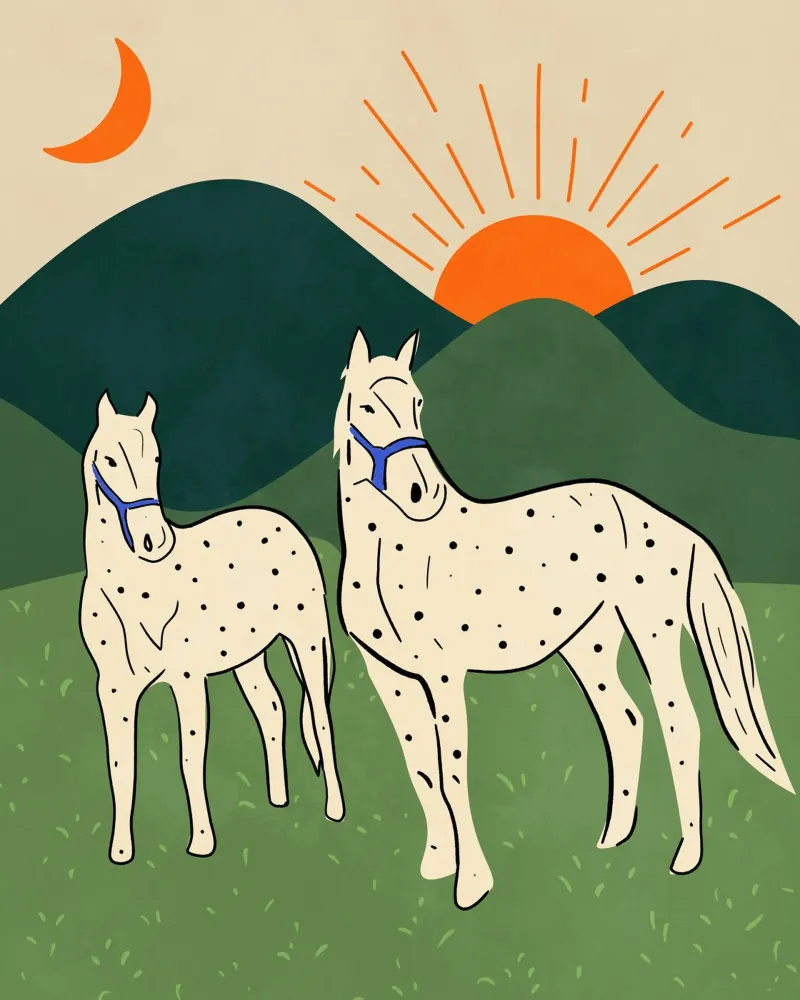 Horses of the Highland forex plate by Kintsugi99
