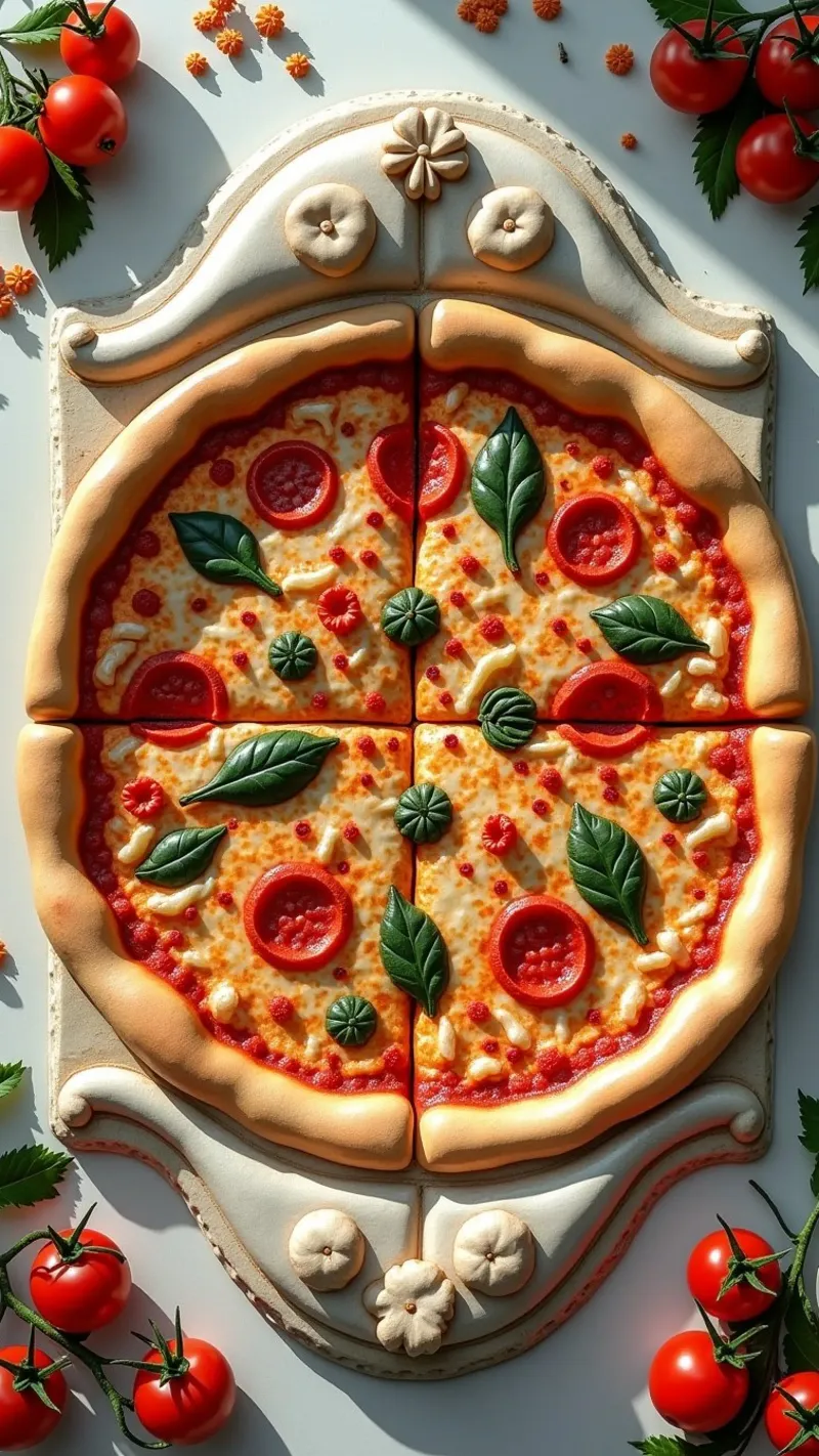 Pizza Marmor pellicola backlit da CASTILO